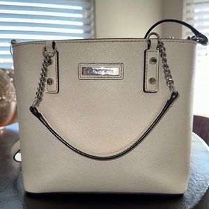 Calvin Klein off white crossbody